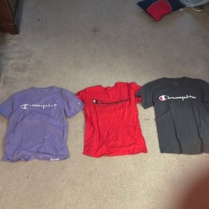 Men’s small champion tee shirts